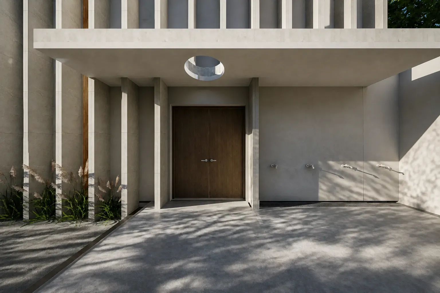 Cultural Center architectural detail view 3