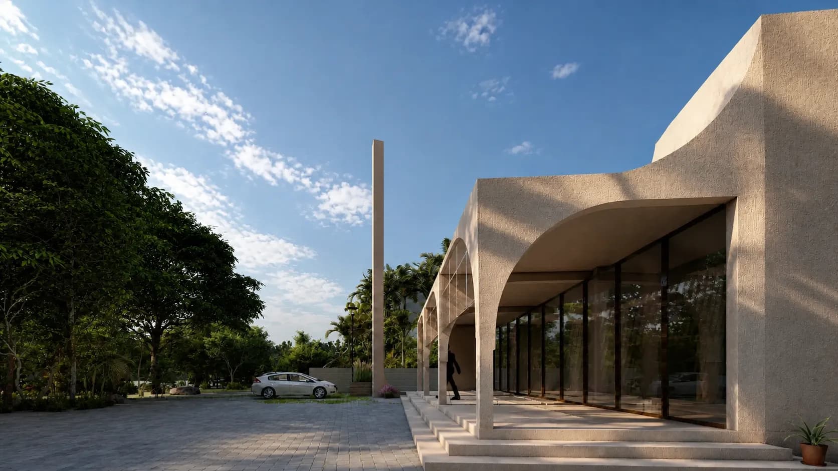 Masjid Center - Architecture project by HANG in Malappuram, Kerala