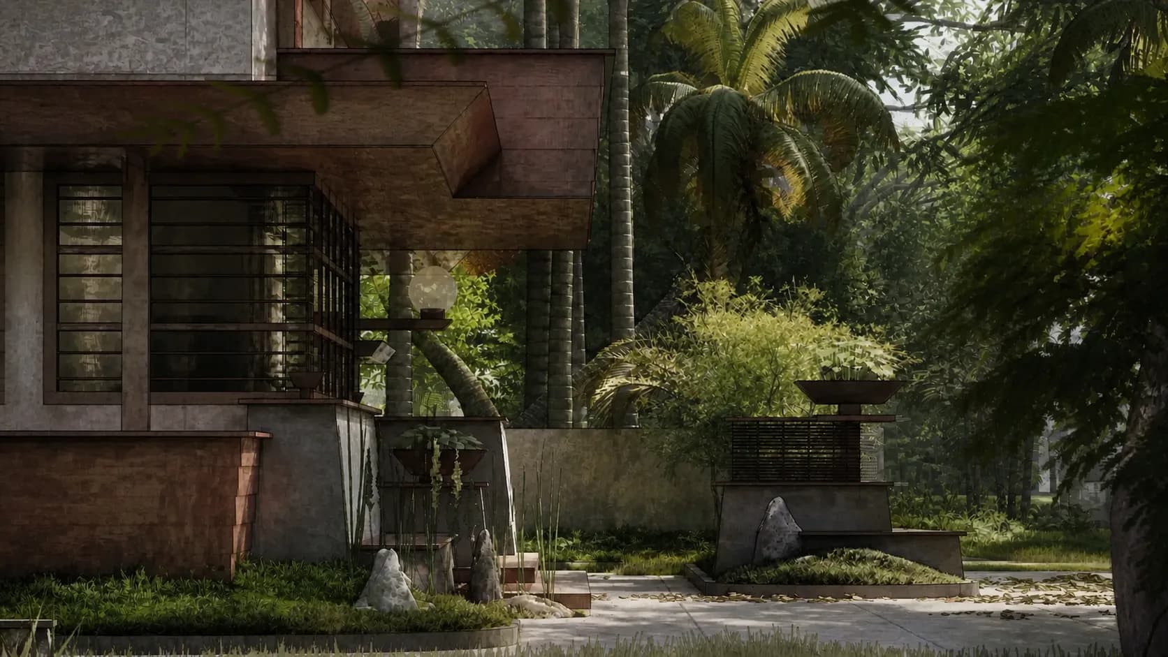 The Floating House architectural detail view 4