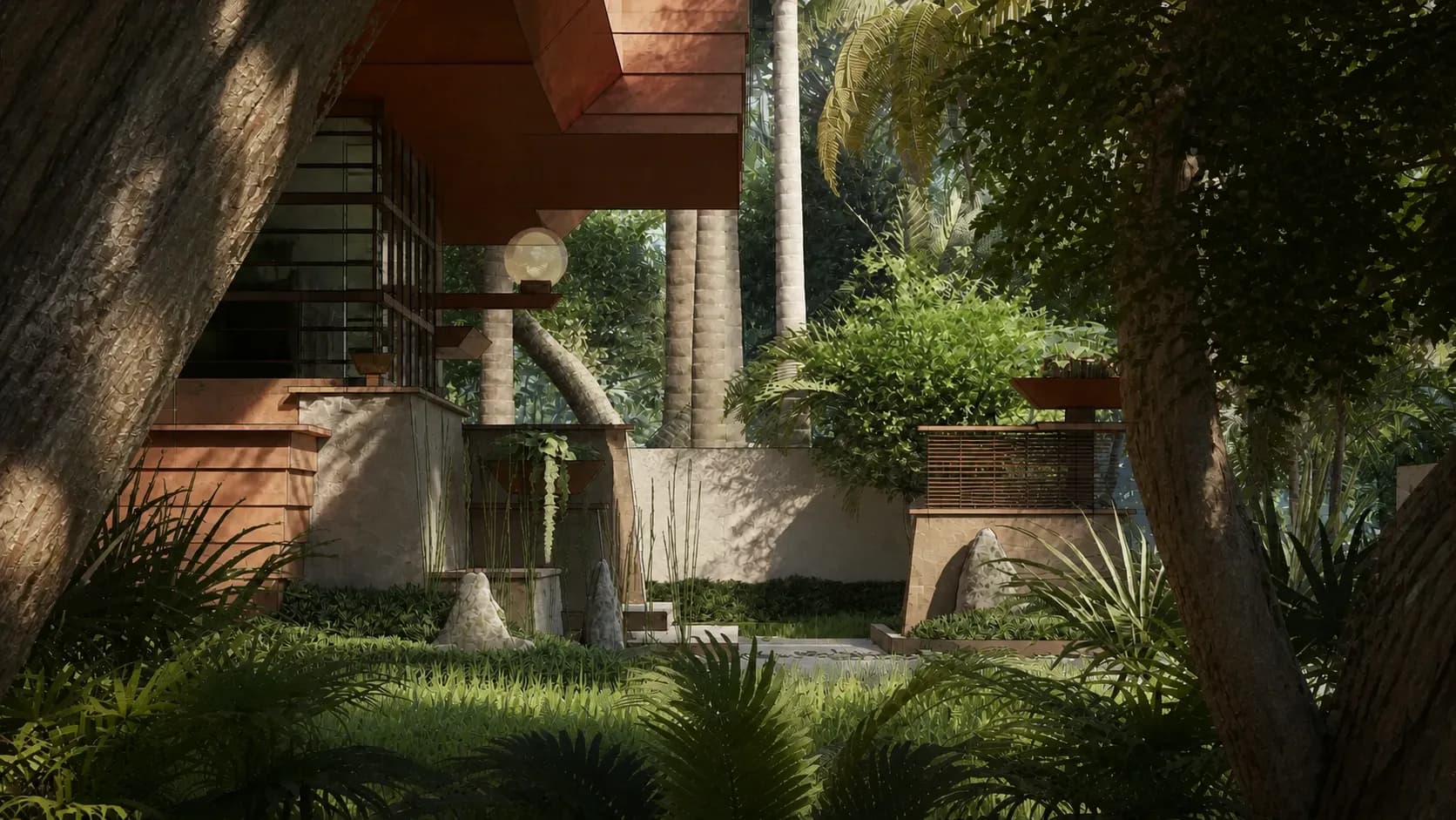 The Floating House architectural detail view 5