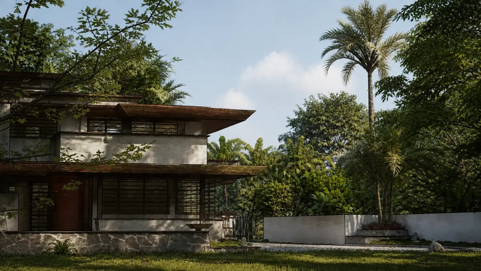 The Floating House architectural detail view 6